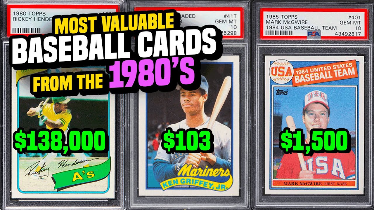 1980s Topps Baseball Cards: Your Guide to the Most Valuable Gems