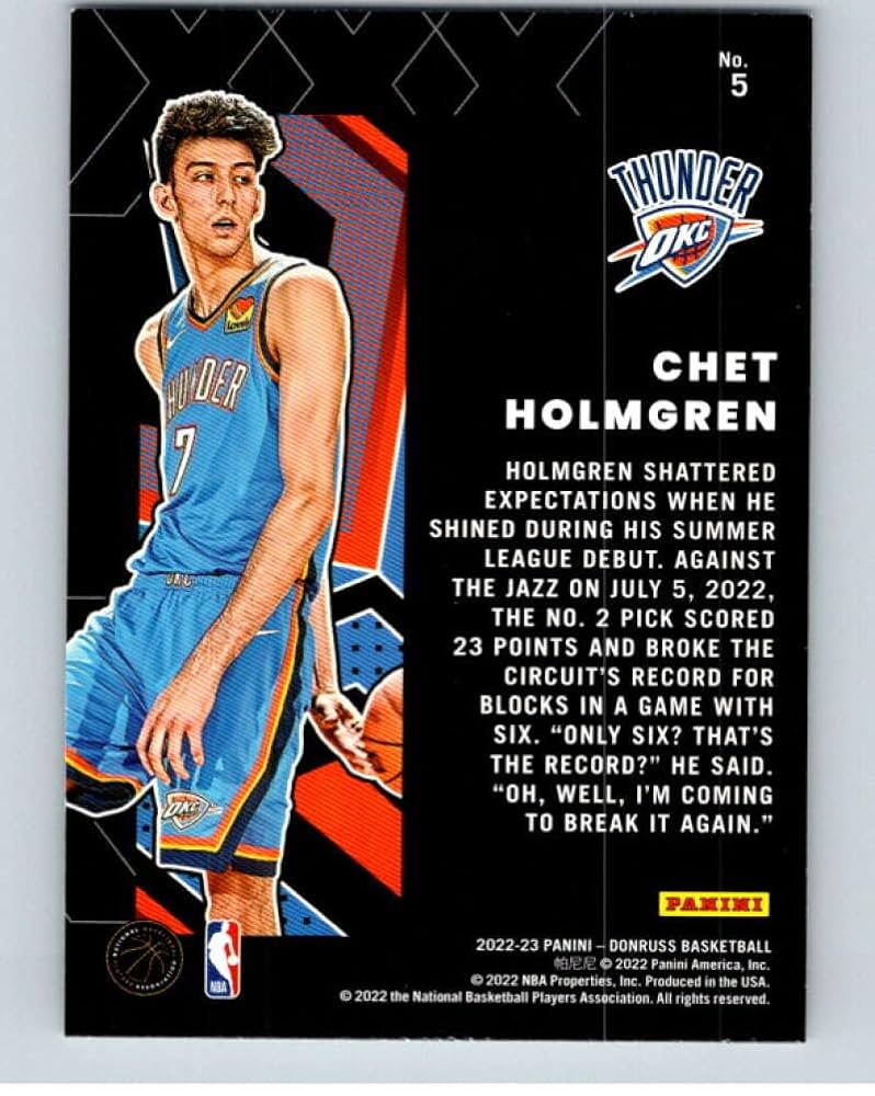 Discover Chet Holmgrens Great X-Pectations Card: Value and Details