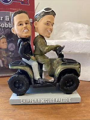 Chipper Jones Saves Freddie Freeman: Iconic Braves ATV Bobblehead Collectible