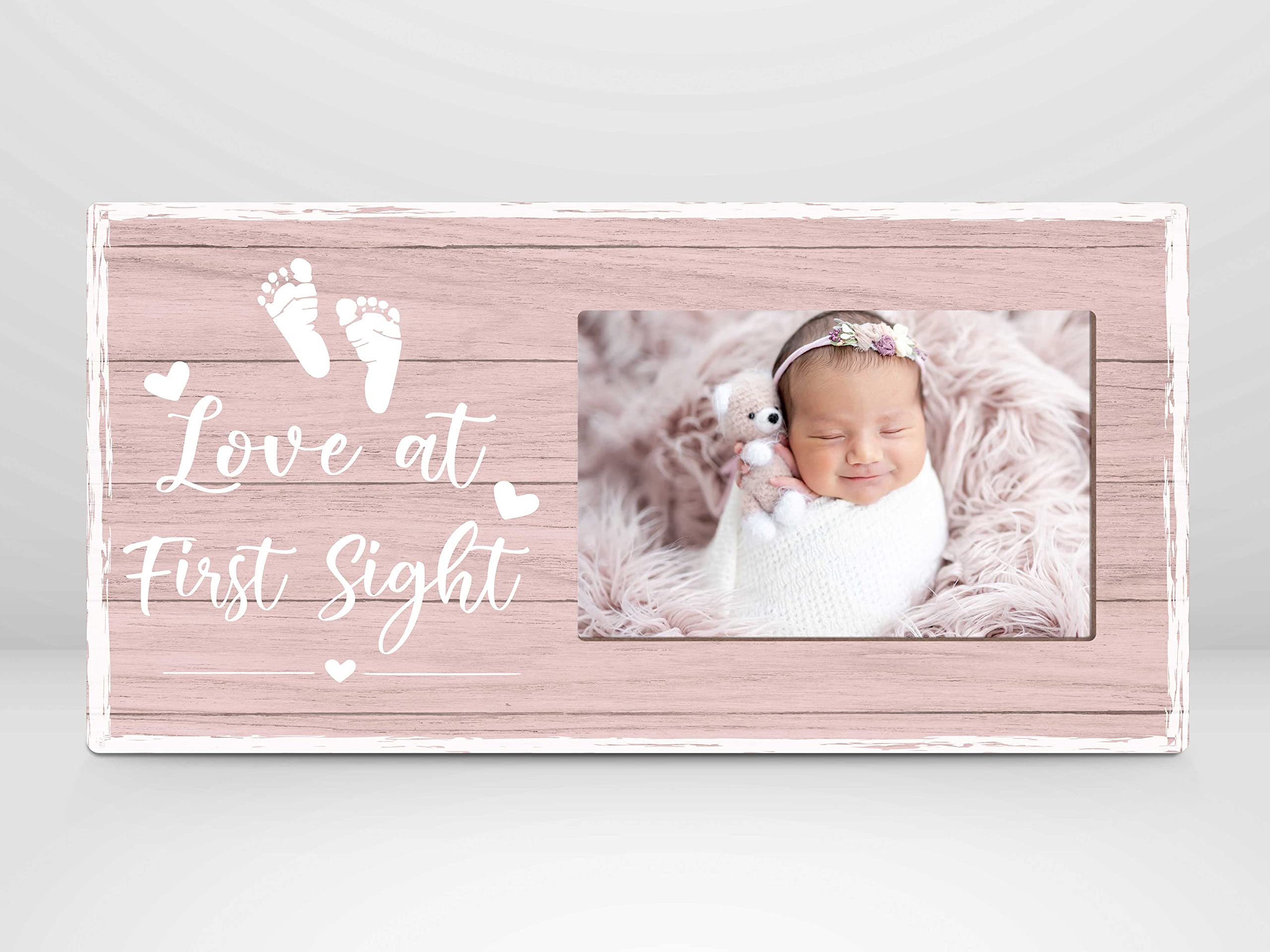 Love at First Sight Picture Frame – Perfect Keepsake for New Moms and Baby Showers