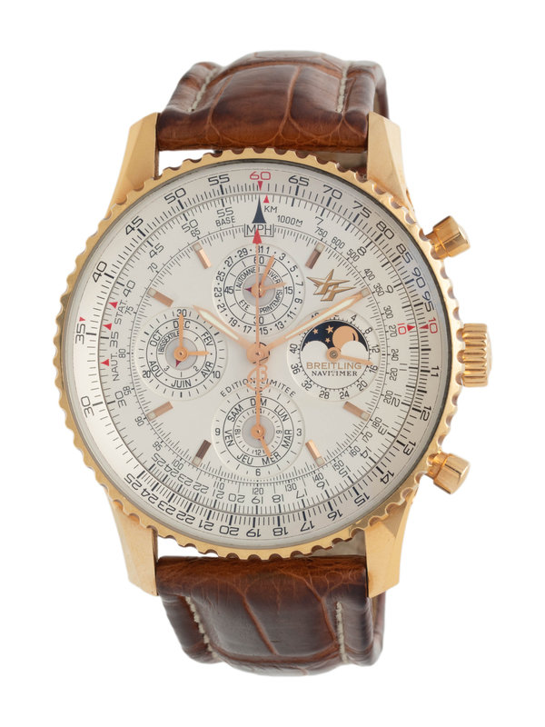 Shop the Rare Breitling Navitimer 1952 Quantieme Perpetual in Rose Gold