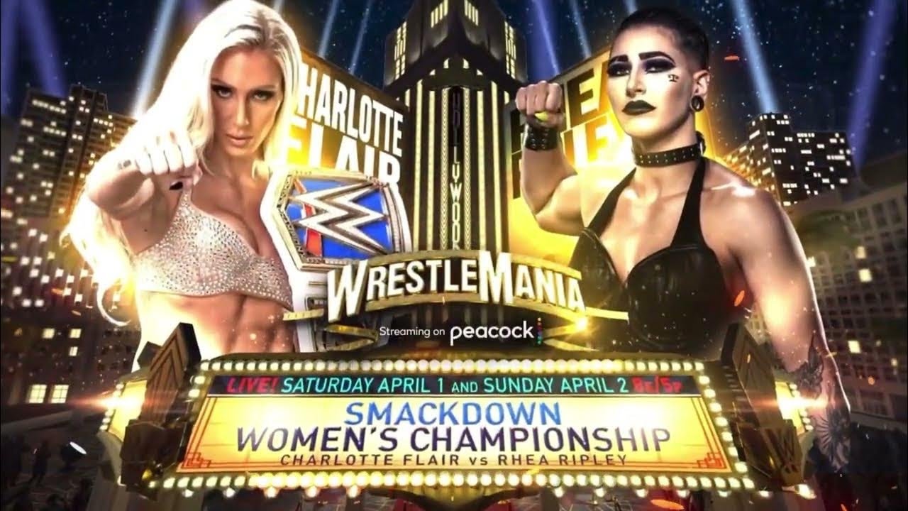 charlotte flair vs rhea ripley wrestlemania 39