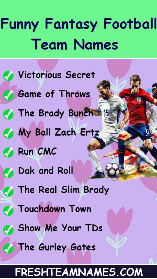 Unique Fantasy Football Team Names Inspired by Your Favorite Players