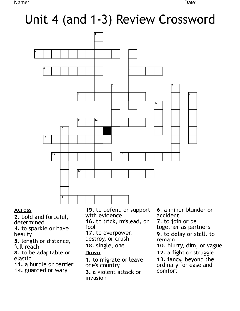 Uncover Answers for Fighters in a Single Combat Crossword Puzzle