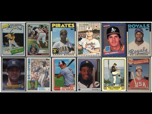 Top 10 Most Valuable Baseball Cards from the 1980s Worth Collecting