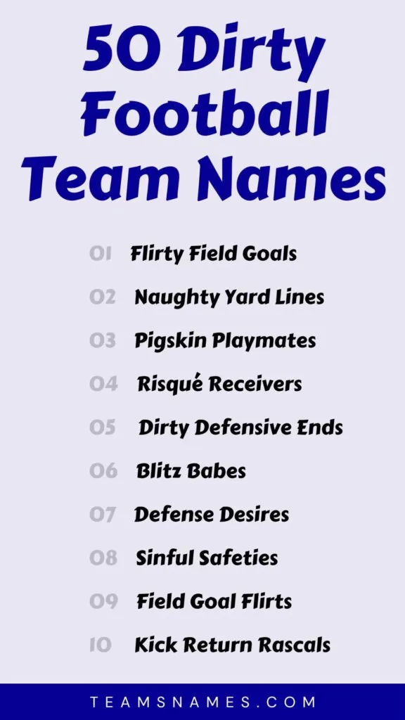 Creative Fantasy Football Team Names Beyond Players