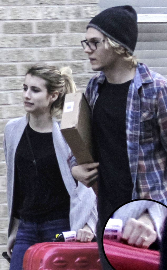 The Story Behind Emma Roberts and Evan Peters’ Engagement Ring