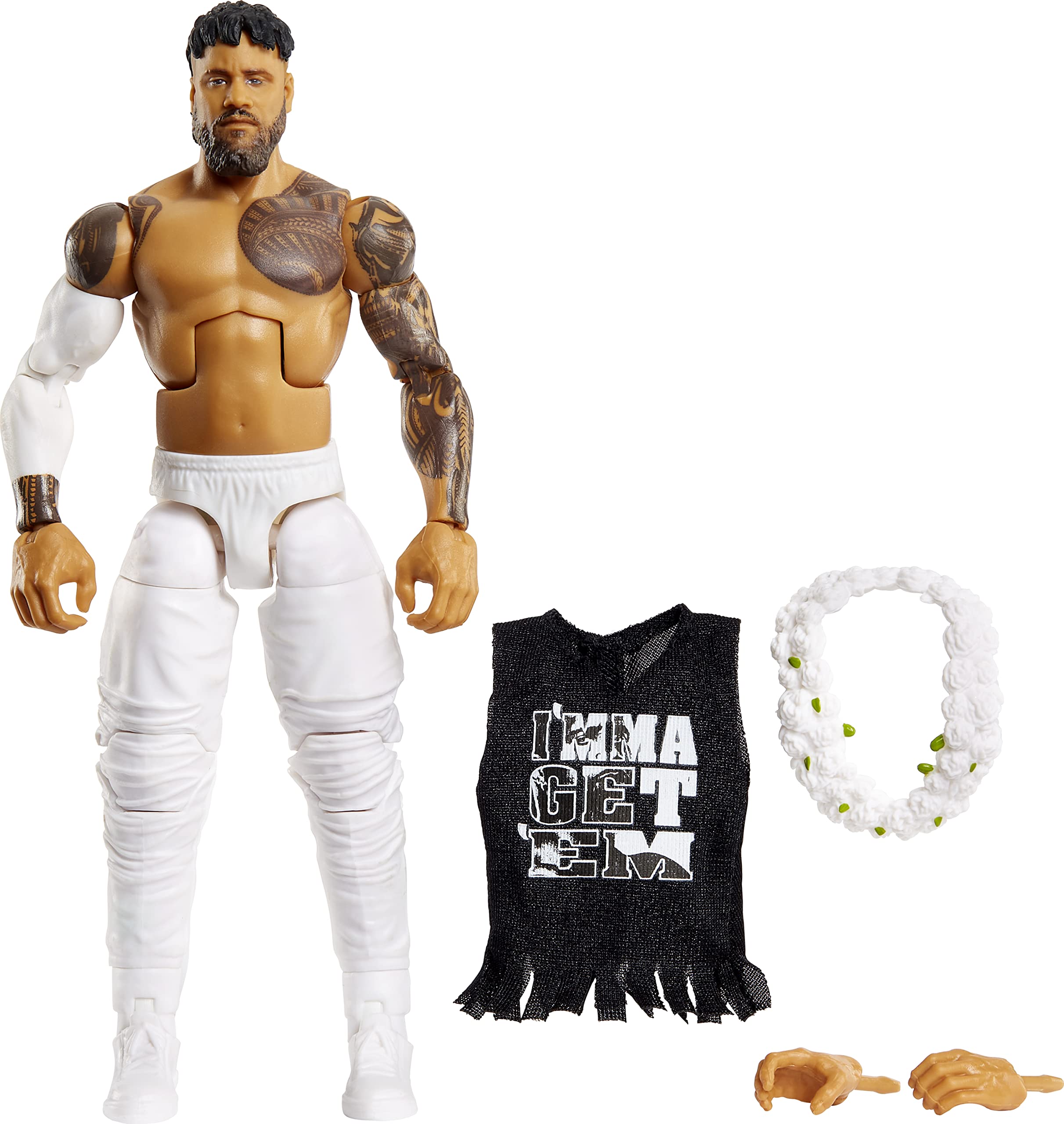 WWE Jey Uso Elite Collection Action Figure Series 90 - Must-Have for Fans