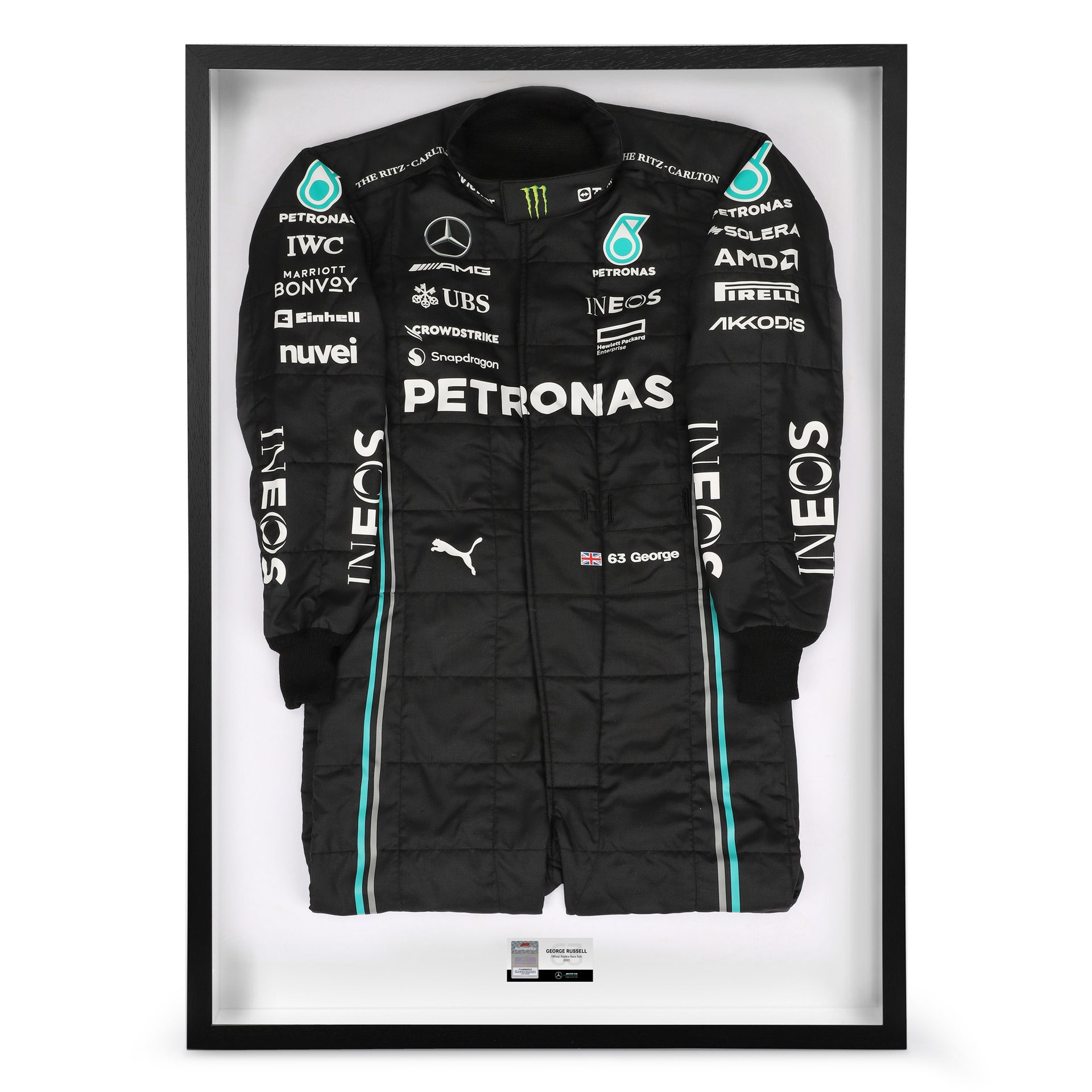 Get Your Hands on Authentic George Russell F1 Suits – Mercedes Team Gear