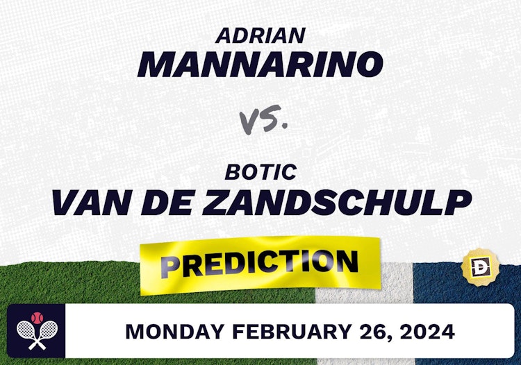 ATP Dubai Showdown: Mannarino vs Van de Zandschulp Prediction Analysis