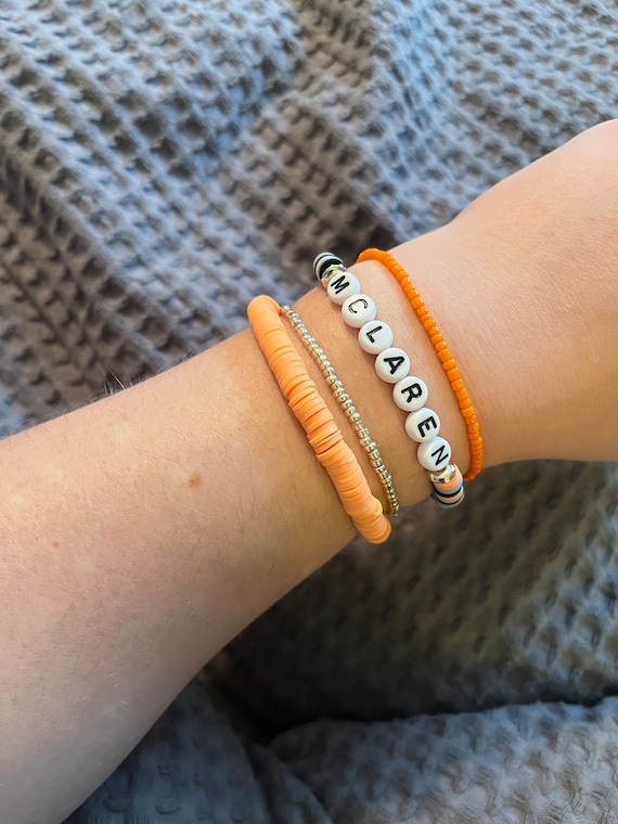 Buy McLaren F1 Bracelet | Limited Edition LN4 Inspired Beaded Bracelet for F1 Lovers