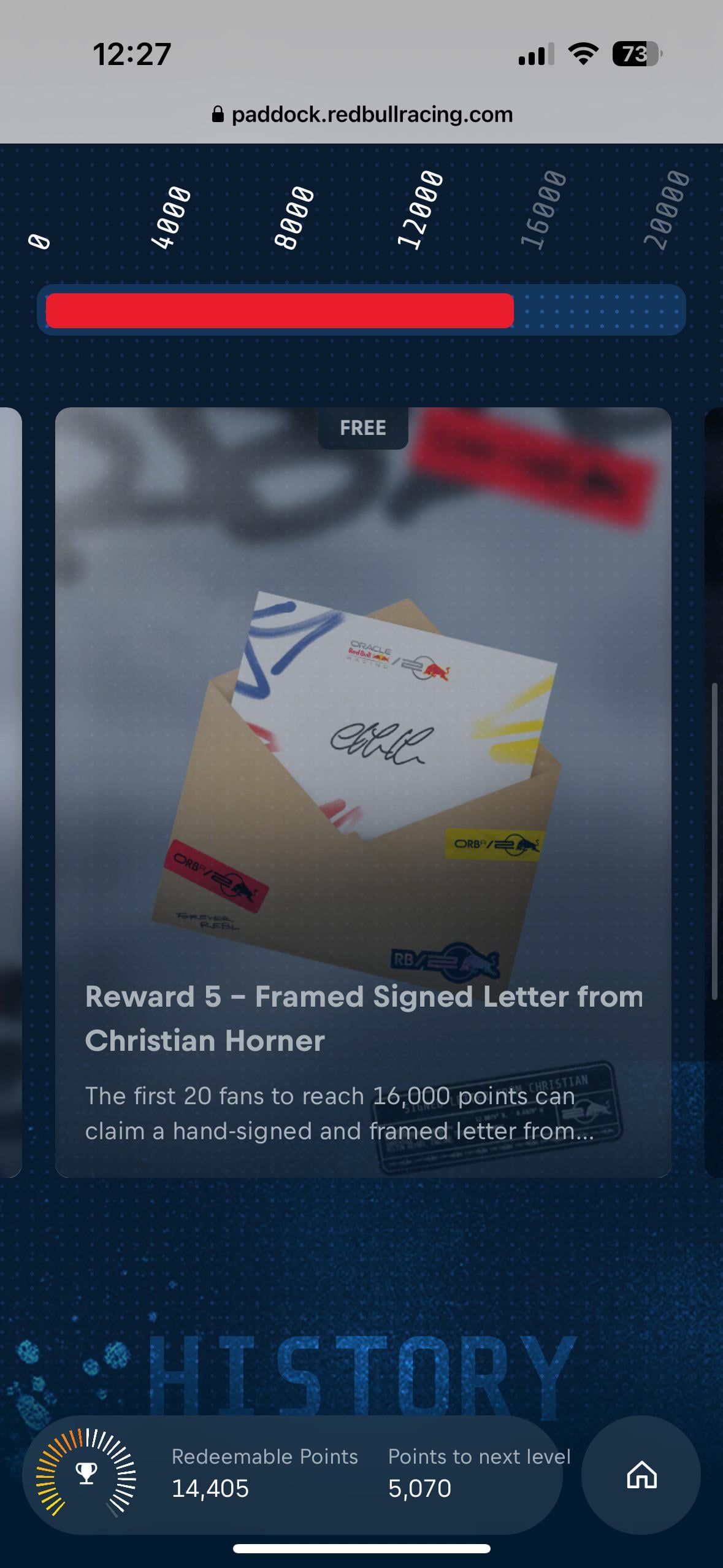 Unlock Codes and Rewards in The Paddock Red Bull Racing Game