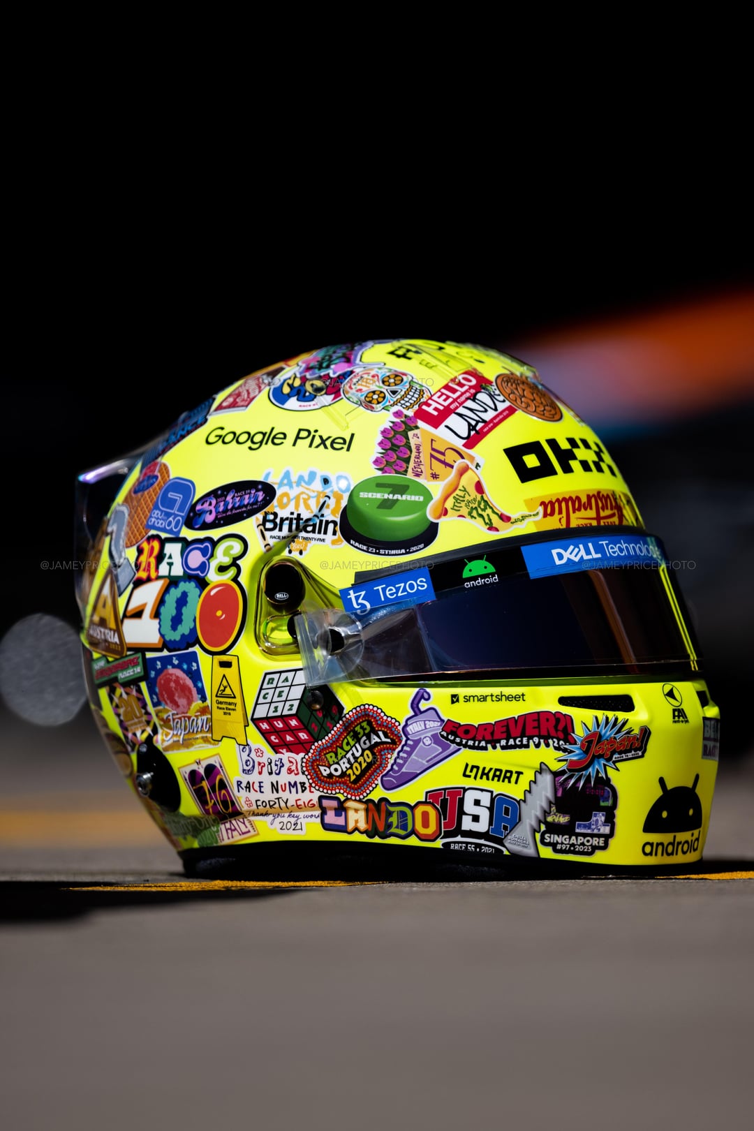 Celebrate Lando Norris 100th F1 Race with His Special Edition Helmet
