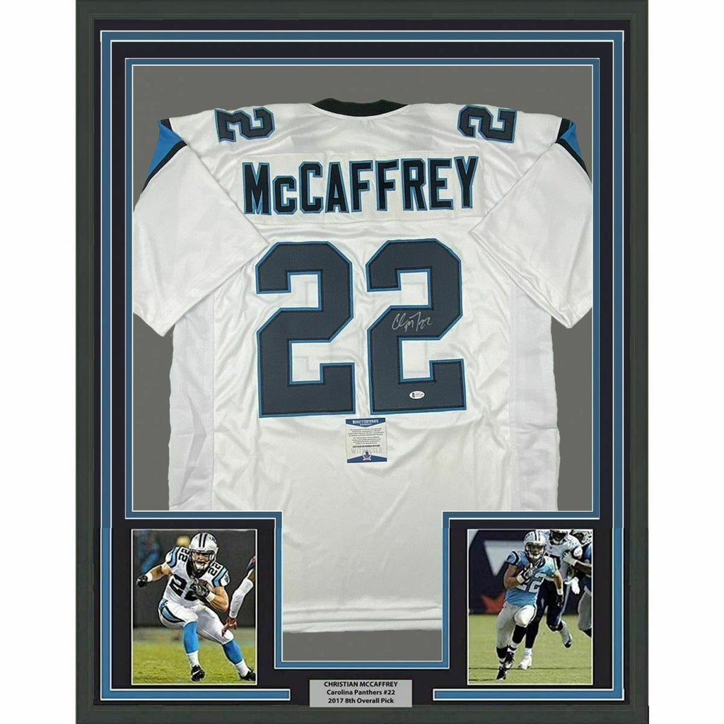 Buy Authentic Christian McCaffrey Signed Jersey - Limited Edition NFL Memorabilia