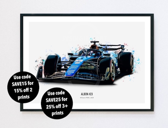 Exclusive Lando Norris & Alex Albon Poster for Formula 1 Fans