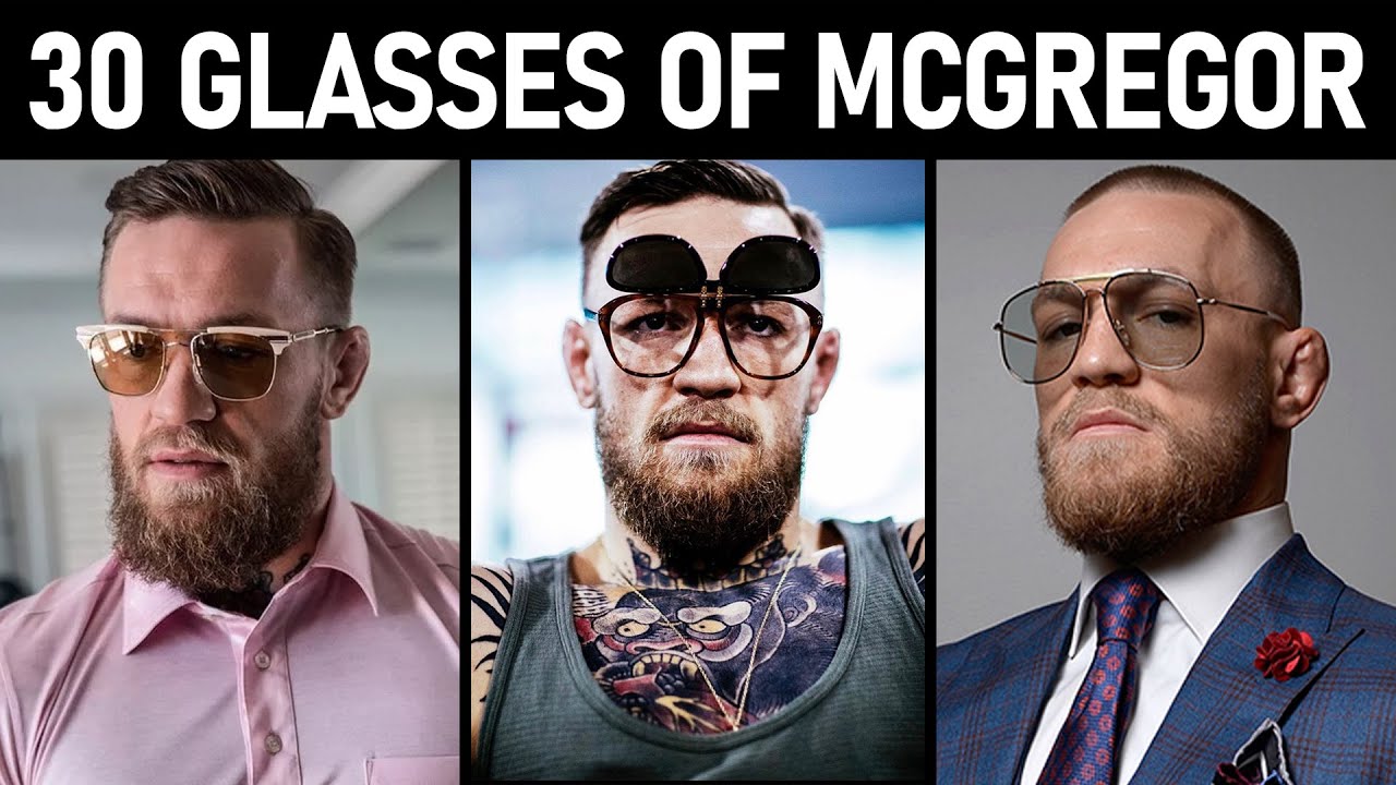 Discover Conor McGregor's Favorite Glasses: Fashion-Forward Eyewear Picks