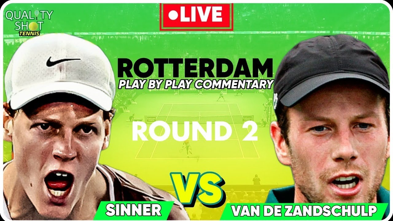Watch Jannik Sinner vs Botic van de Zandschulp Live: ATP Rotterdam Showdown
