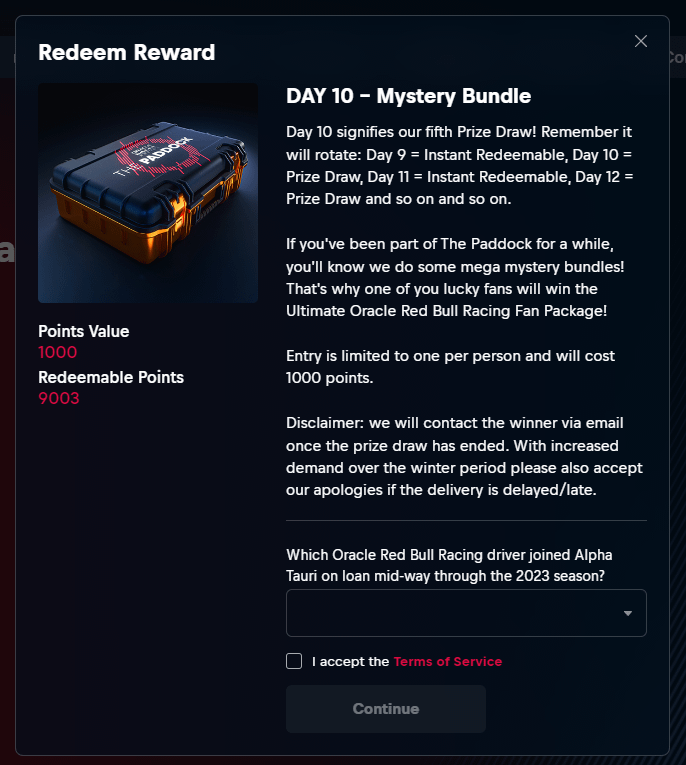 Unlock Codes and Rewards in The Paddock Red Bull Racing Game