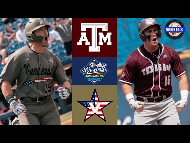 Vanderbilt Baseball Faces Top-Ranked Texas A&M in Crucial SEC Series