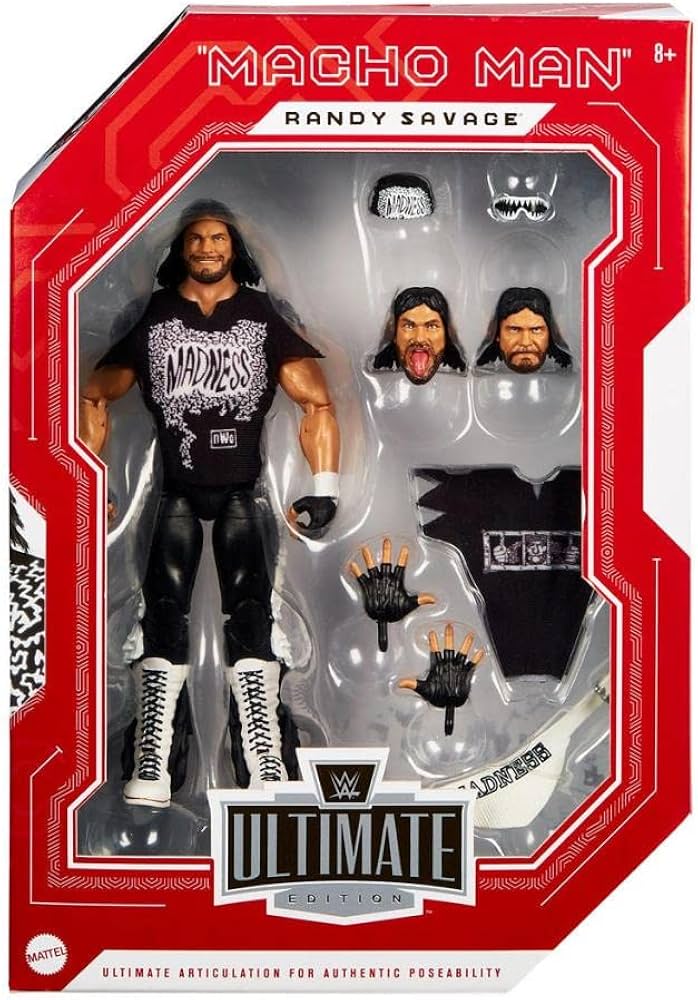 WWE Ultimate Edition Macho Man Randy Savage Action Figure – Exclusive Collector's Item