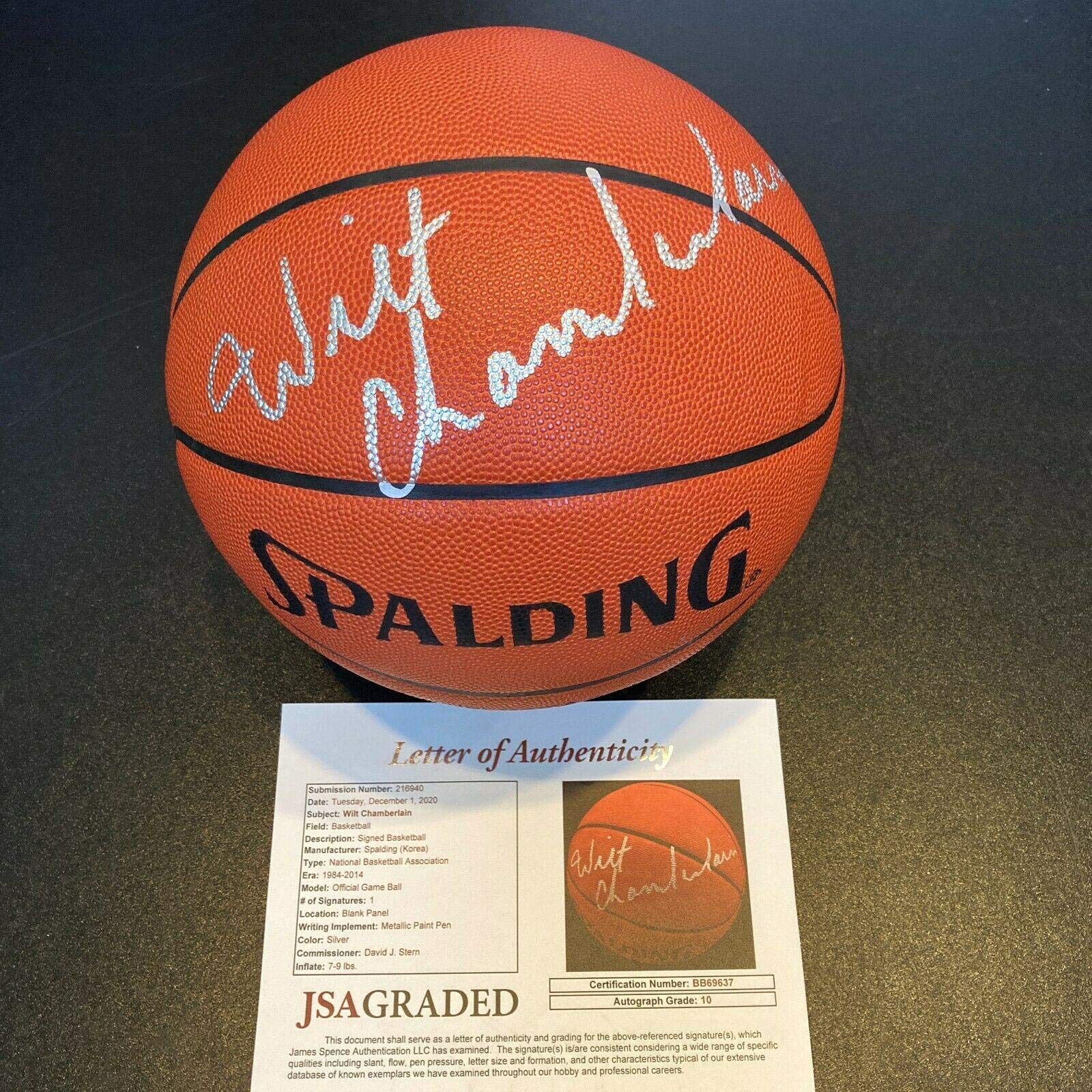 Buy Wilt Chamberlain Autographed Basketballs – Get the Best Deals Online