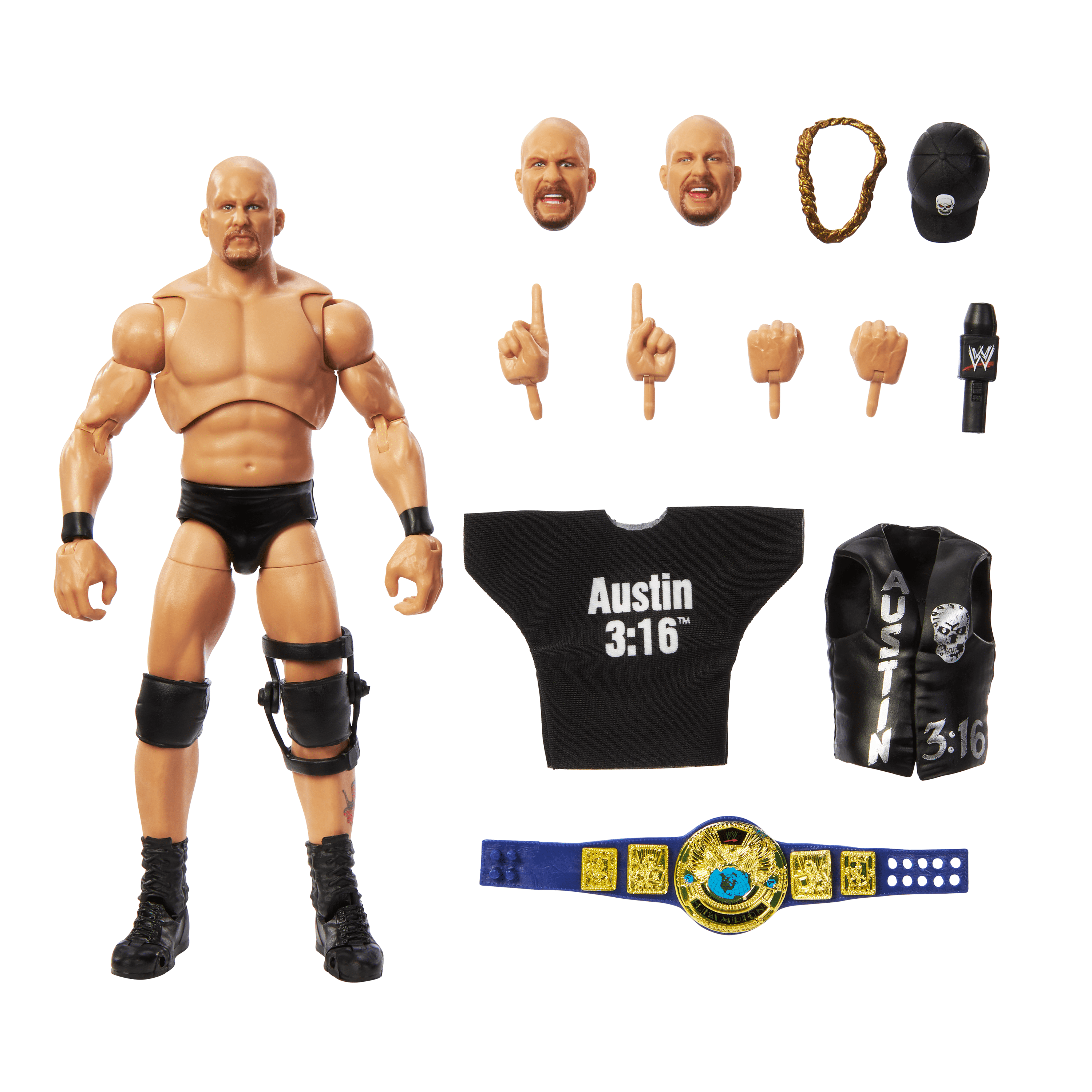 Ultimate WWE Stone Cold Steve Austin Action Figure for Collectors