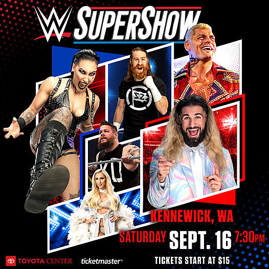 WWE Supershow Tickets for Toyota Center Kennewick, WA – Get Yours Now!
