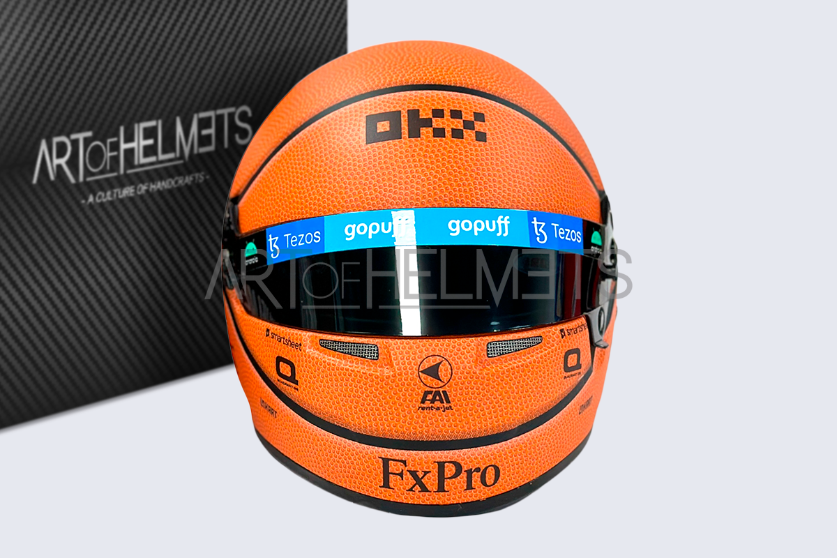 Lando Norris Custom Basketball Helmet: A Look at the 2022 Miami Grand Prix Edition