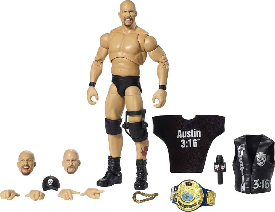 Ultimate WWE Stone Cold Steve Austin Action Figure for Collectors