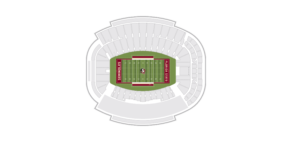 Interactive Florida State Seminoles Stadium Seating Chart for Doak Campbell Events