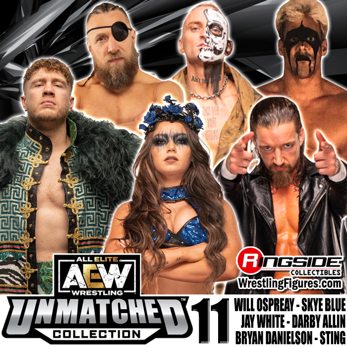 AEW Unmatched Series 11 – Complete Set of 6 Wrestling Figures by Jazwares
