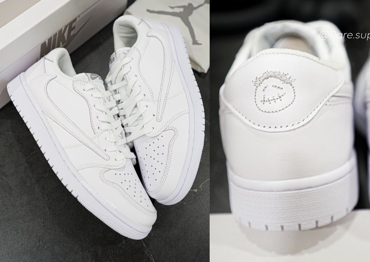 All-White Travis Scott x Air Jordan 1 Low: A Collectors Dream
