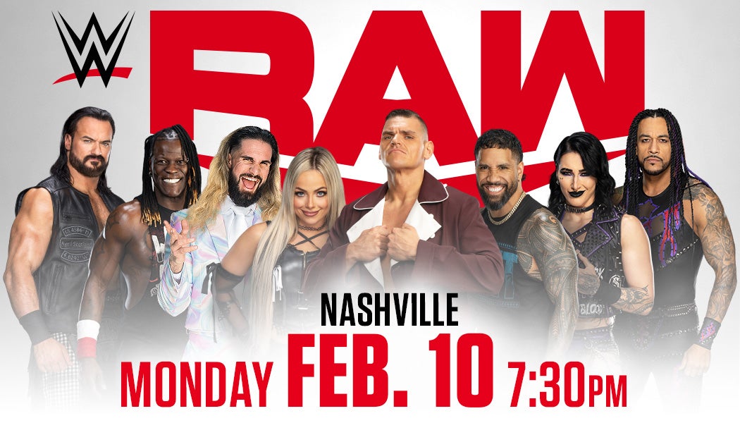 WWE Monday Night Raw Tickets Available for Nashvilles Bridgestone Arena!