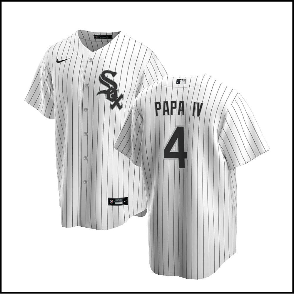 ghost white sox jersey