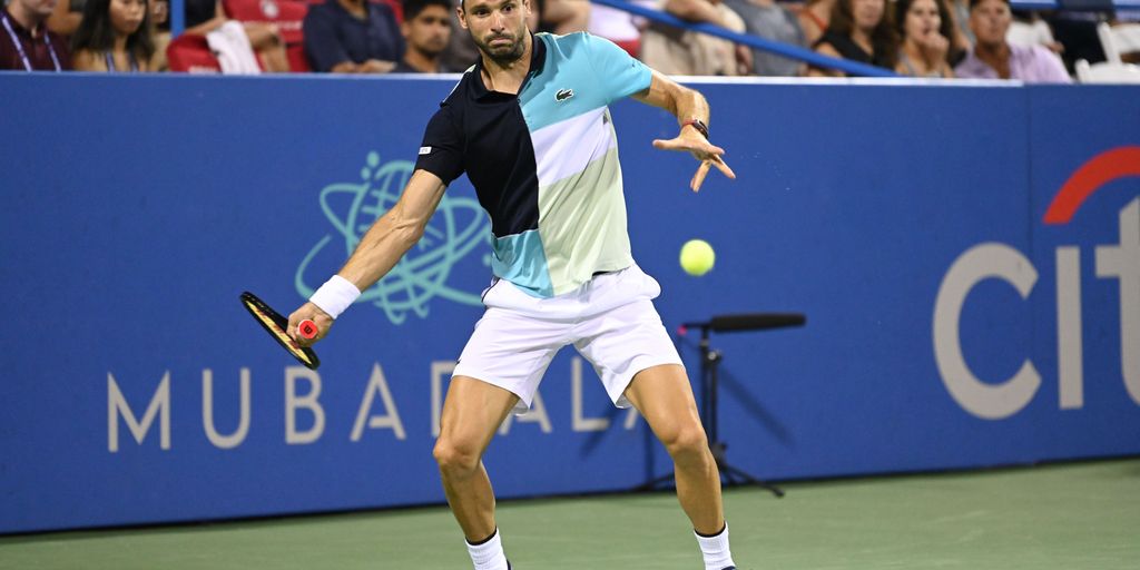 Watch Grigor Dimitrov vs Daniel Evans Live: ATP Washington Match Highlights