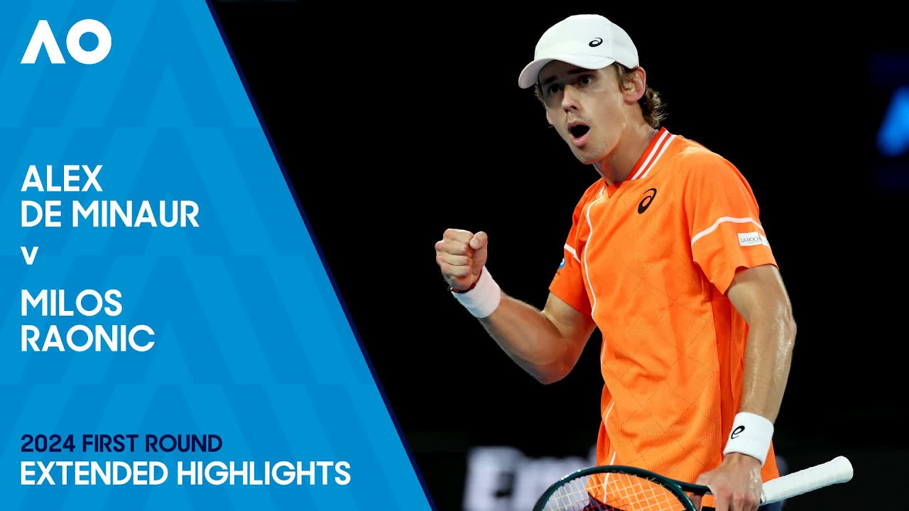 Alex de Minaur vs Milos Raonic: Who Will Win the 2024 Australian Open First Round?