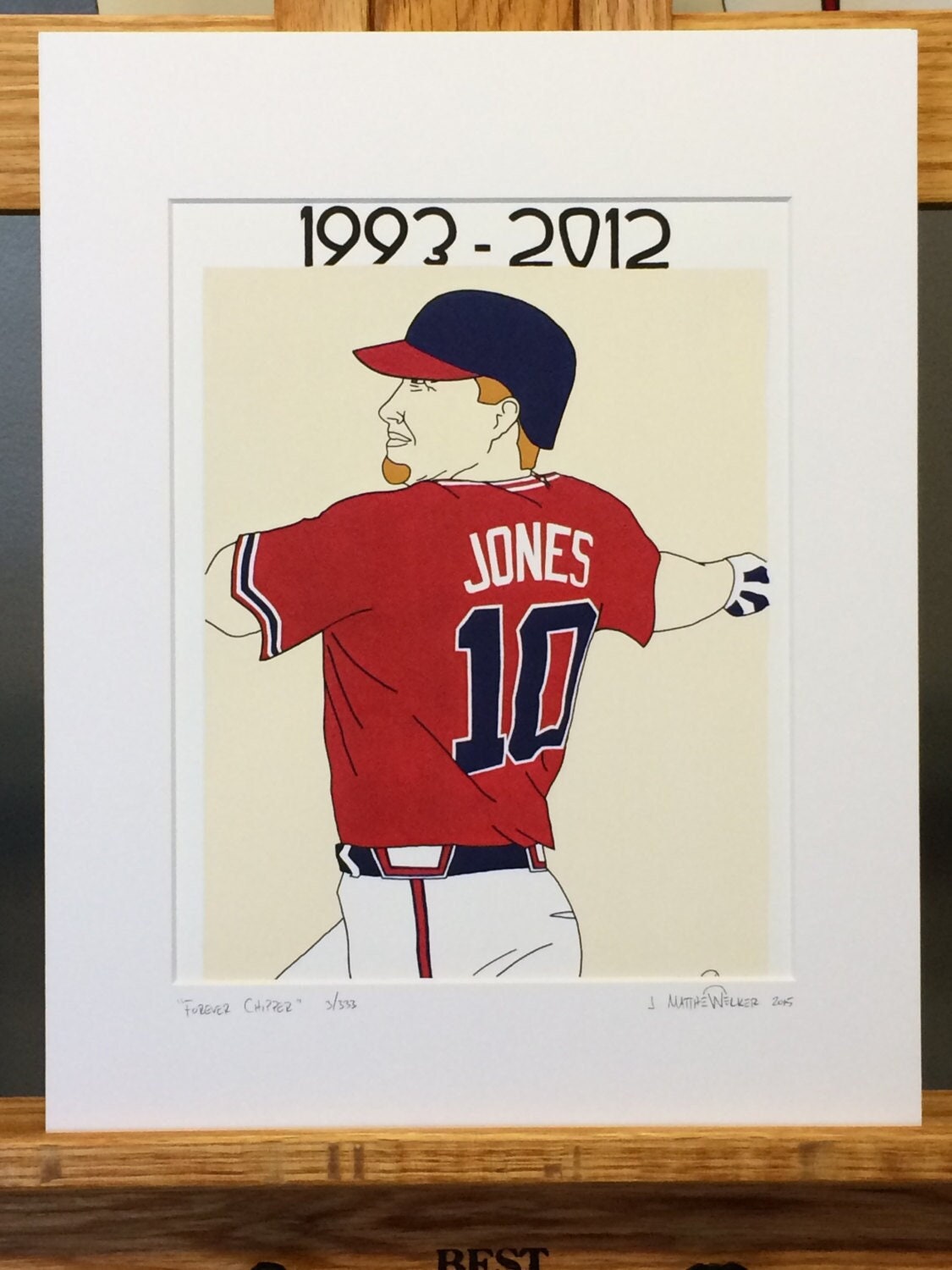 Buy Chipper Jones Artwork: Limited Edition Lithographs & Prints