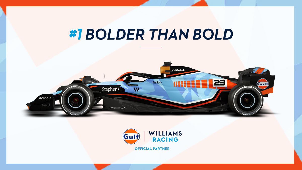 Gulf Williams Livery: Fans Choose Bolder than Bold for F1 Singapore GP