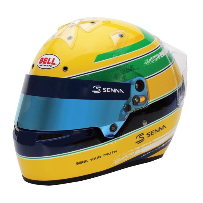 ayrton senna motorcycle helmet