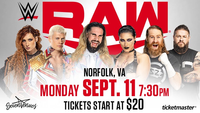 WWE Norfolk, Virginia 2024: Dates, Tickets & Event Details