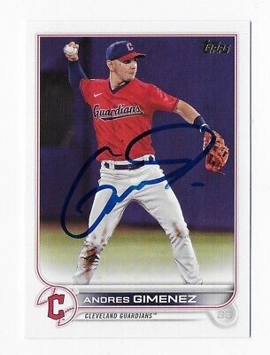 Authentic Andres Gimenez Autograph: Top Signed Baseball Cards & Memorabilia