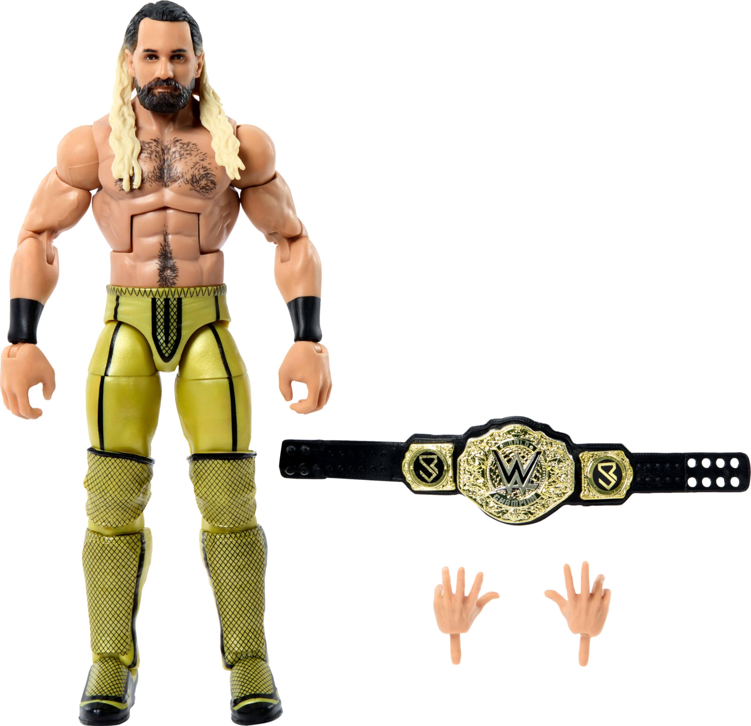 WWE Seth Rollins Action Figure Set – Life-Like Detail & Articulation for Collectors