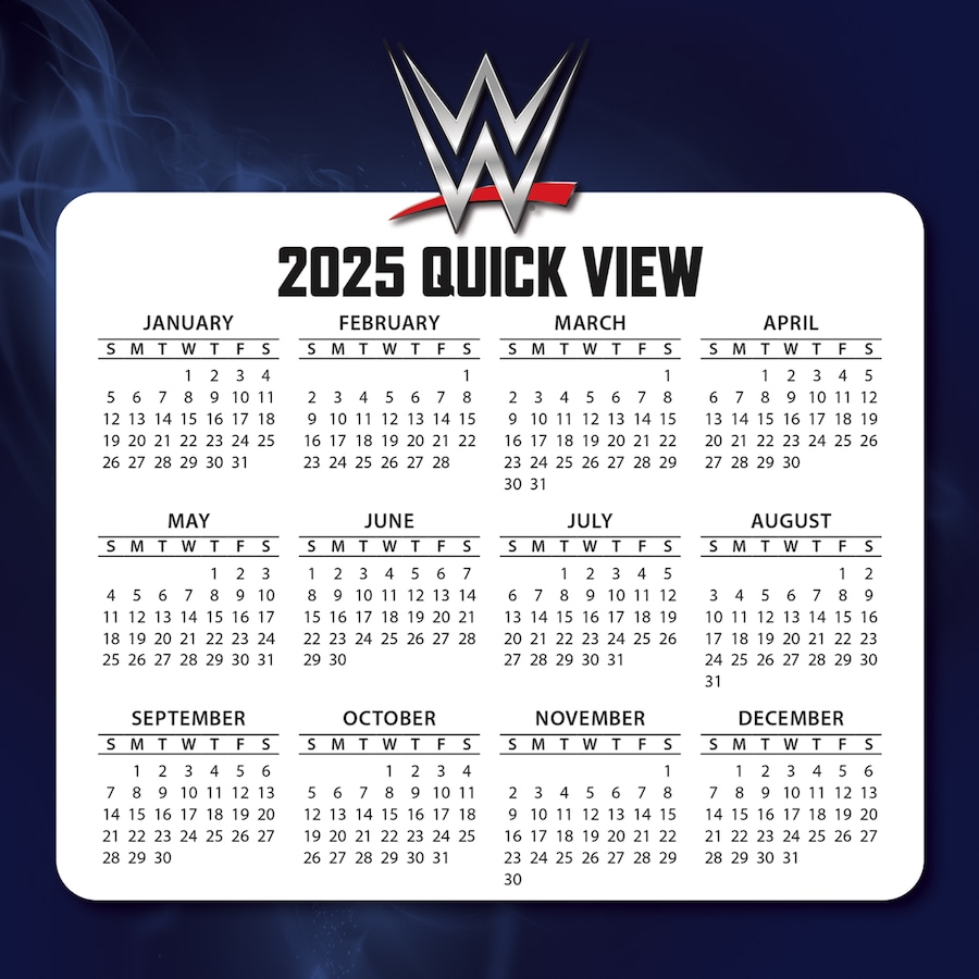 Wwe 2025 Schedule Location Ana Juditha