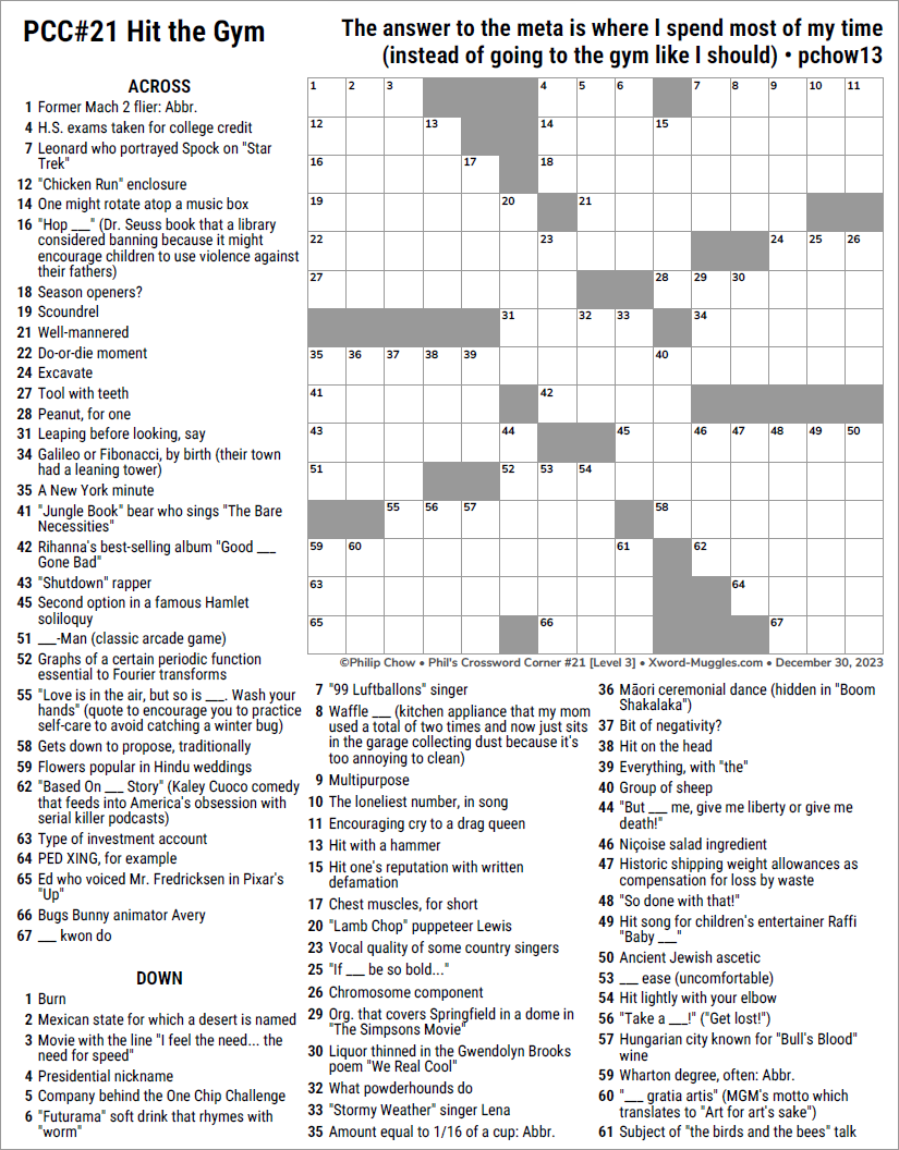 Solve Hits the Gym Crossword Clue: Top Solutions and Tips
