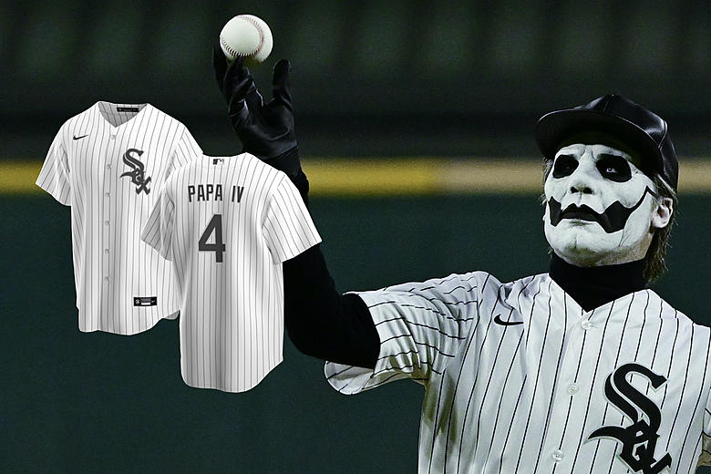 ghost white sox jersey