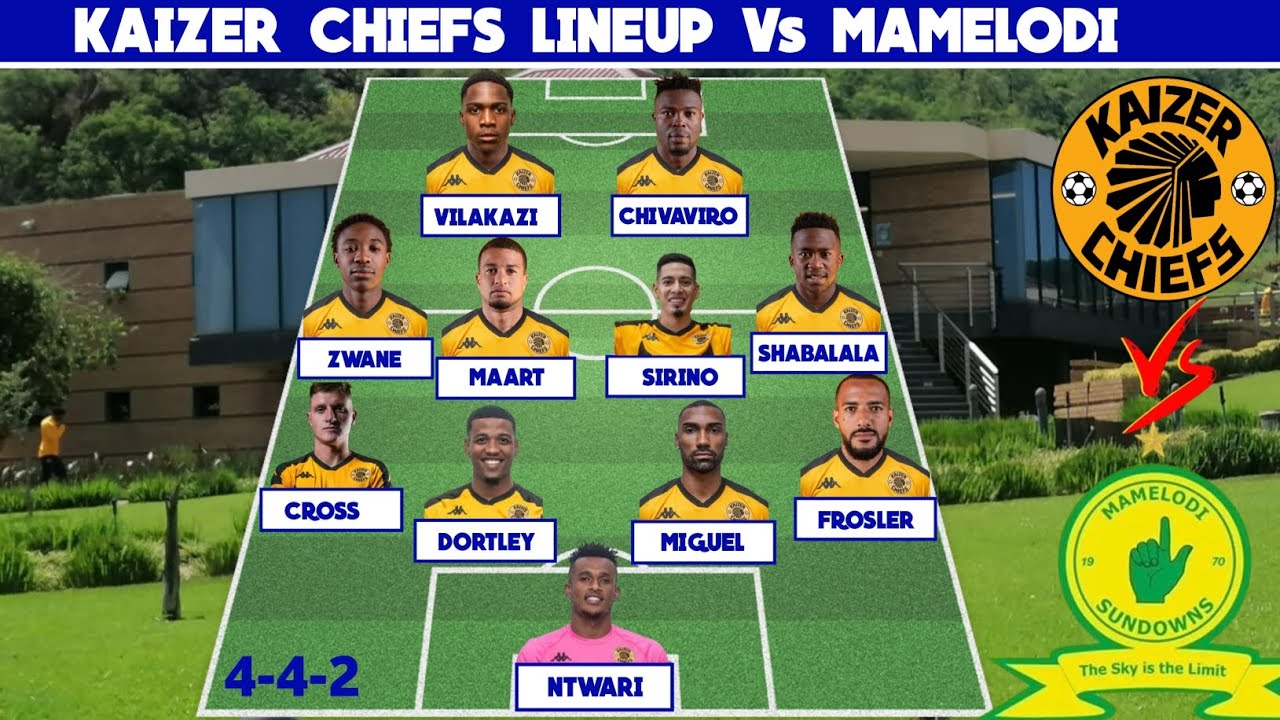 kaizer chiefs vs mamelodi sundowns fc lineups