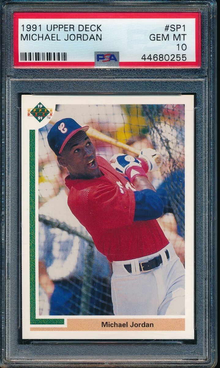Michael Jordan Baseball Upper Deck Cards: Value and Collectibility