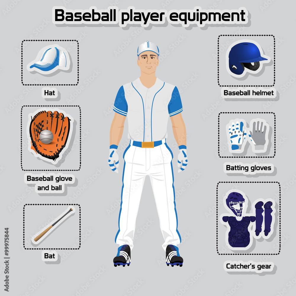 Discover Baseball Equipment Pictures and Names for Every Player