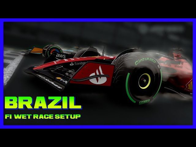 Fastest F1 2023 Brazil Setup for Wet & Dry Conditions at Interlagos