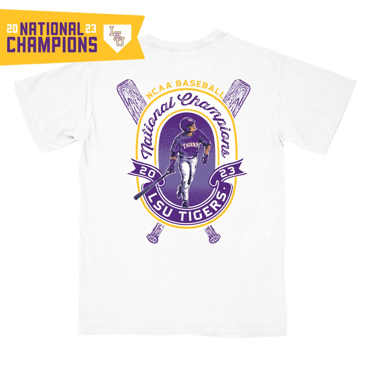 Official 2023 LSU Tigers National Champions Baseball Shirt – Limited Edition!